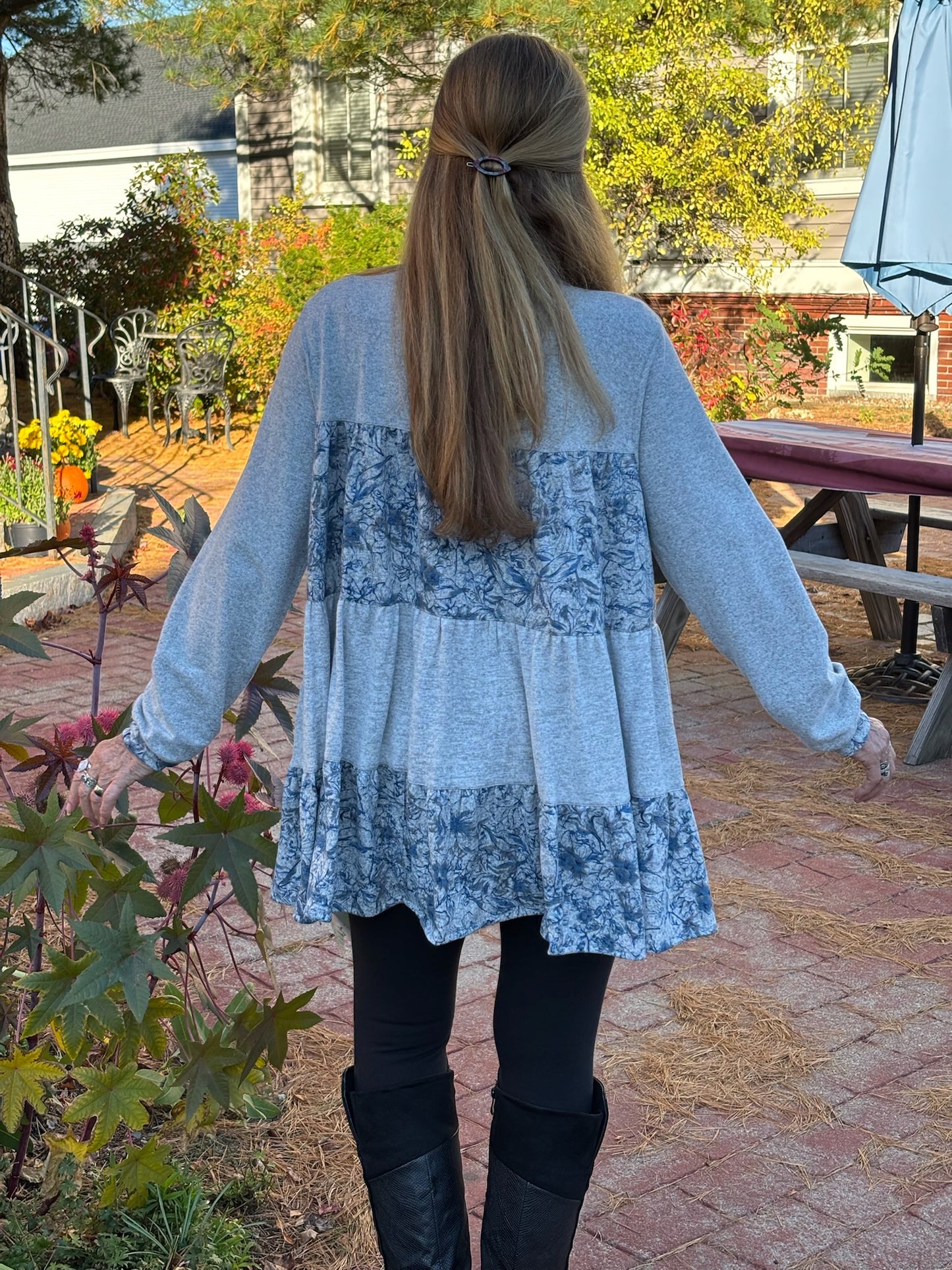 Young Threads Knit Tiered Sweater image 1