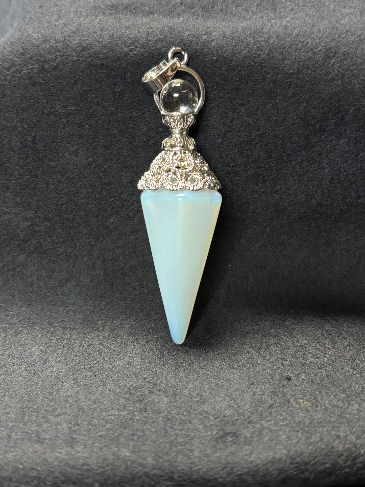 Opal Crystal Pendulum Pendent image 0