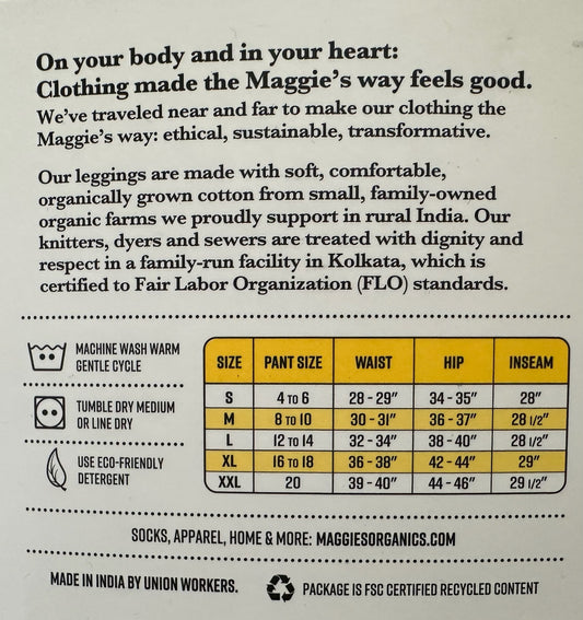 Maggies Organic Fleece Leggings image 1
