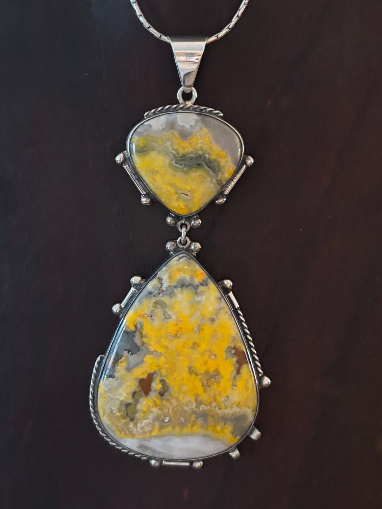 Bumble Bee Jasper Pendant image 0