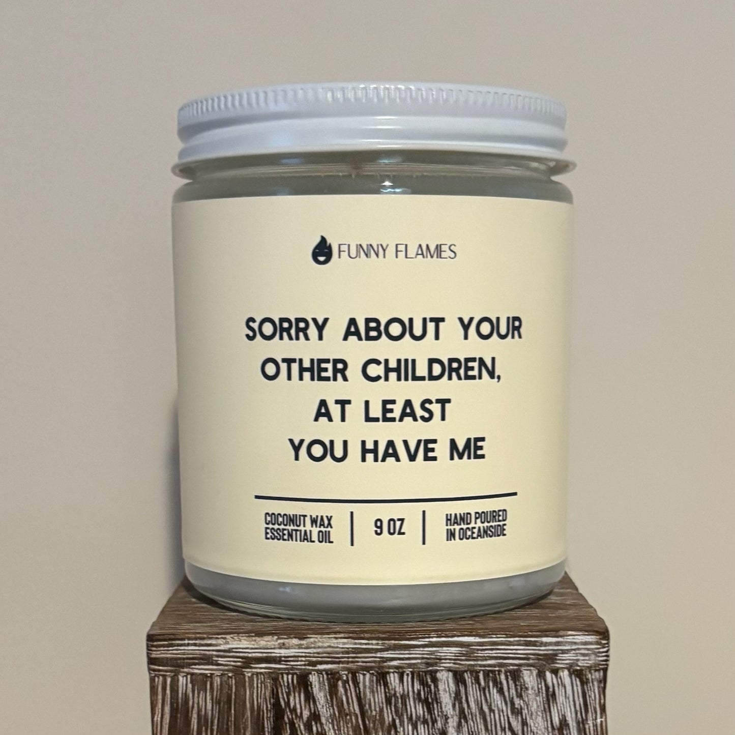 Sorry About Your Other Children Candle image 0