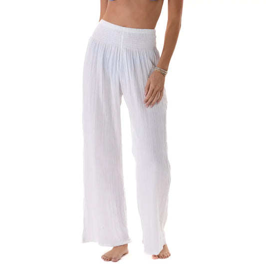 Lotus and Luna Wide Leg Cotton Pants image 1