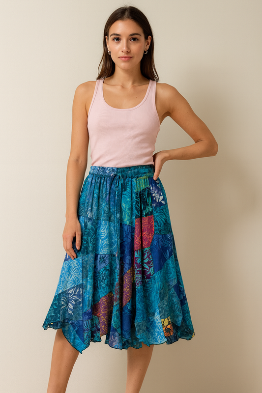 Long Bali Batik Rimba Skirt image 0