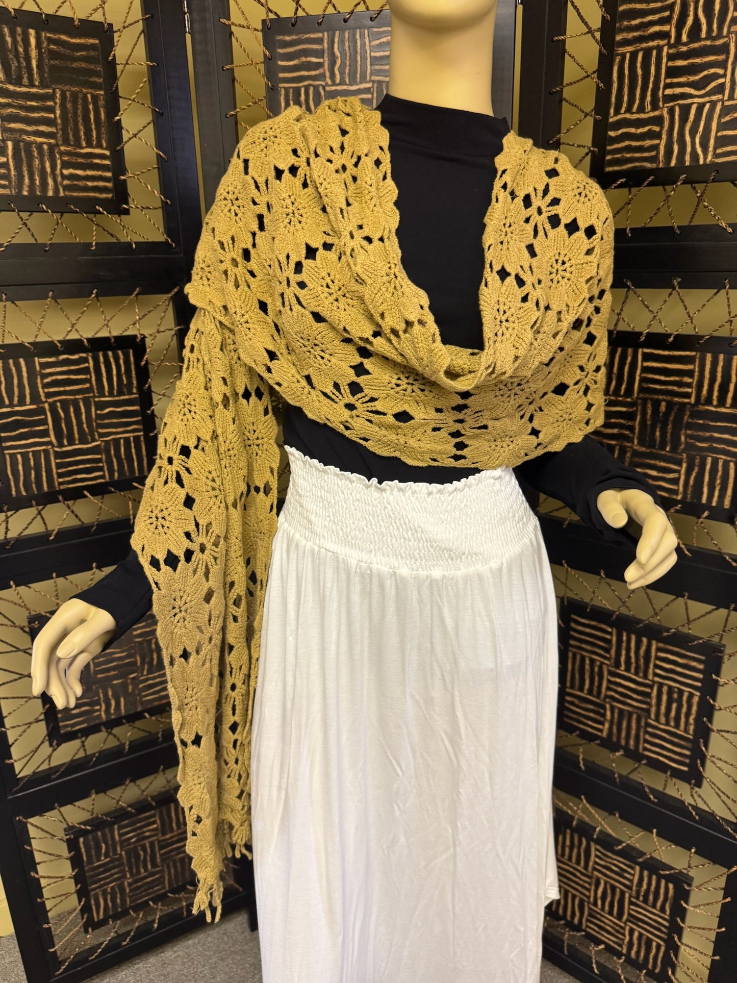 Crochet Shawl Scarf image 0