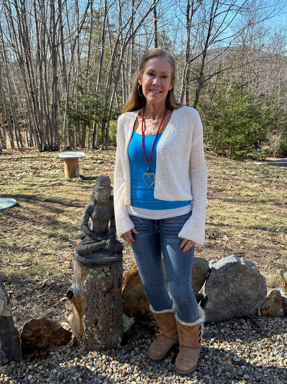 Light Weight Cardigan Flared Sleeve image 0