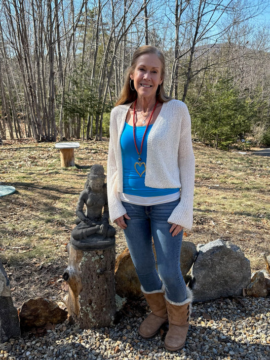 Light Weight Cardigan Flared Sleeve image 0