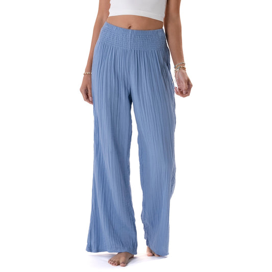 Lotus and Luna Wide Leg Cotton Pants image 0