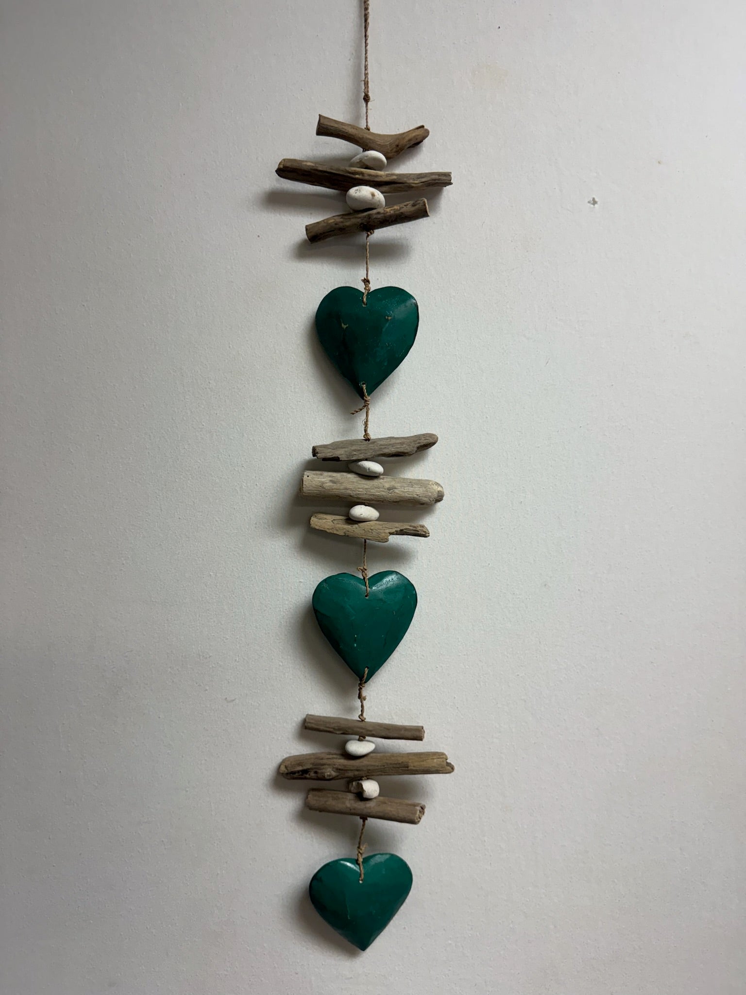 Bali Hand Carved Wooden Hearts image 4