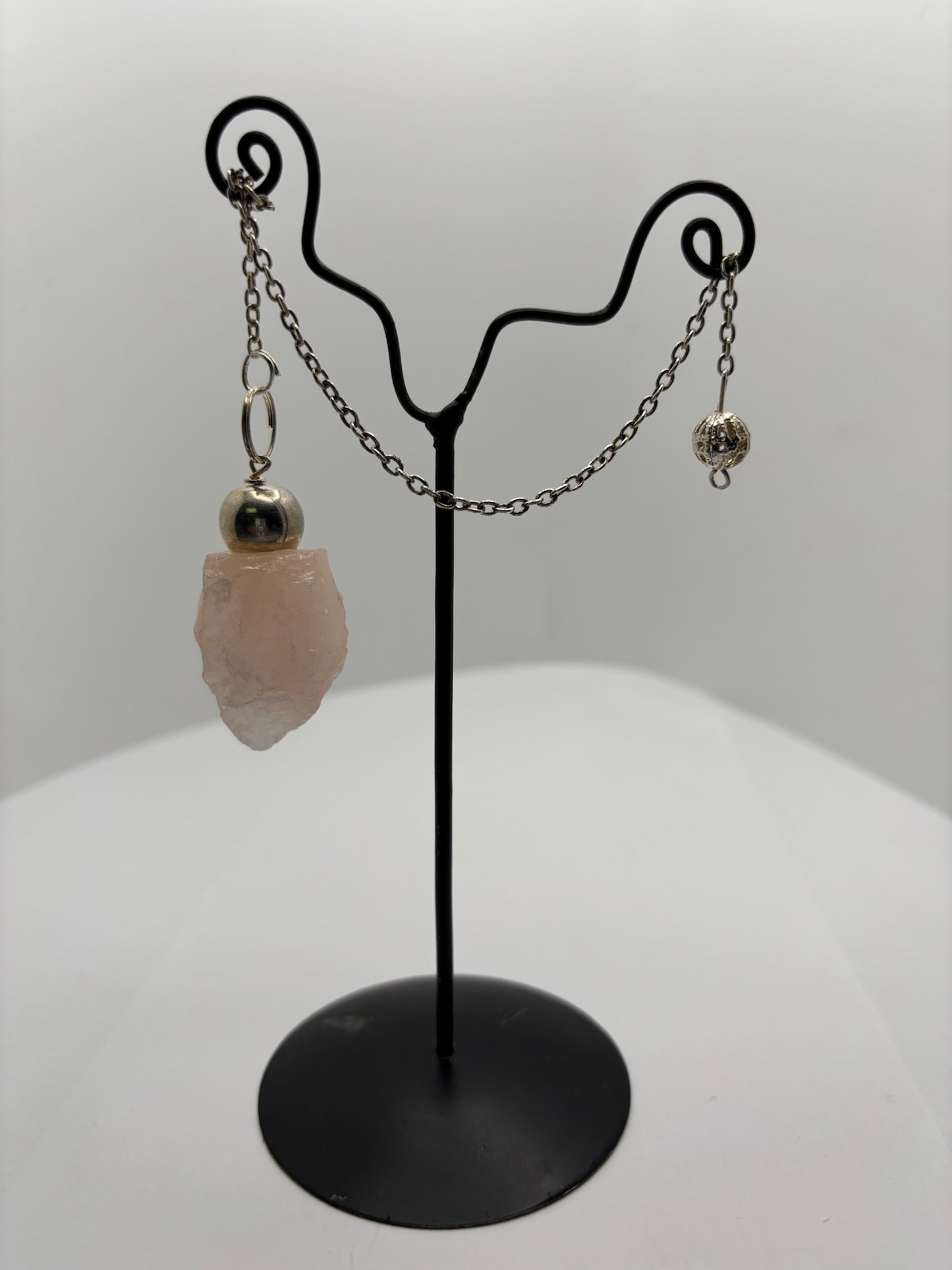 Rough Rose Quartz Pendulum image 0