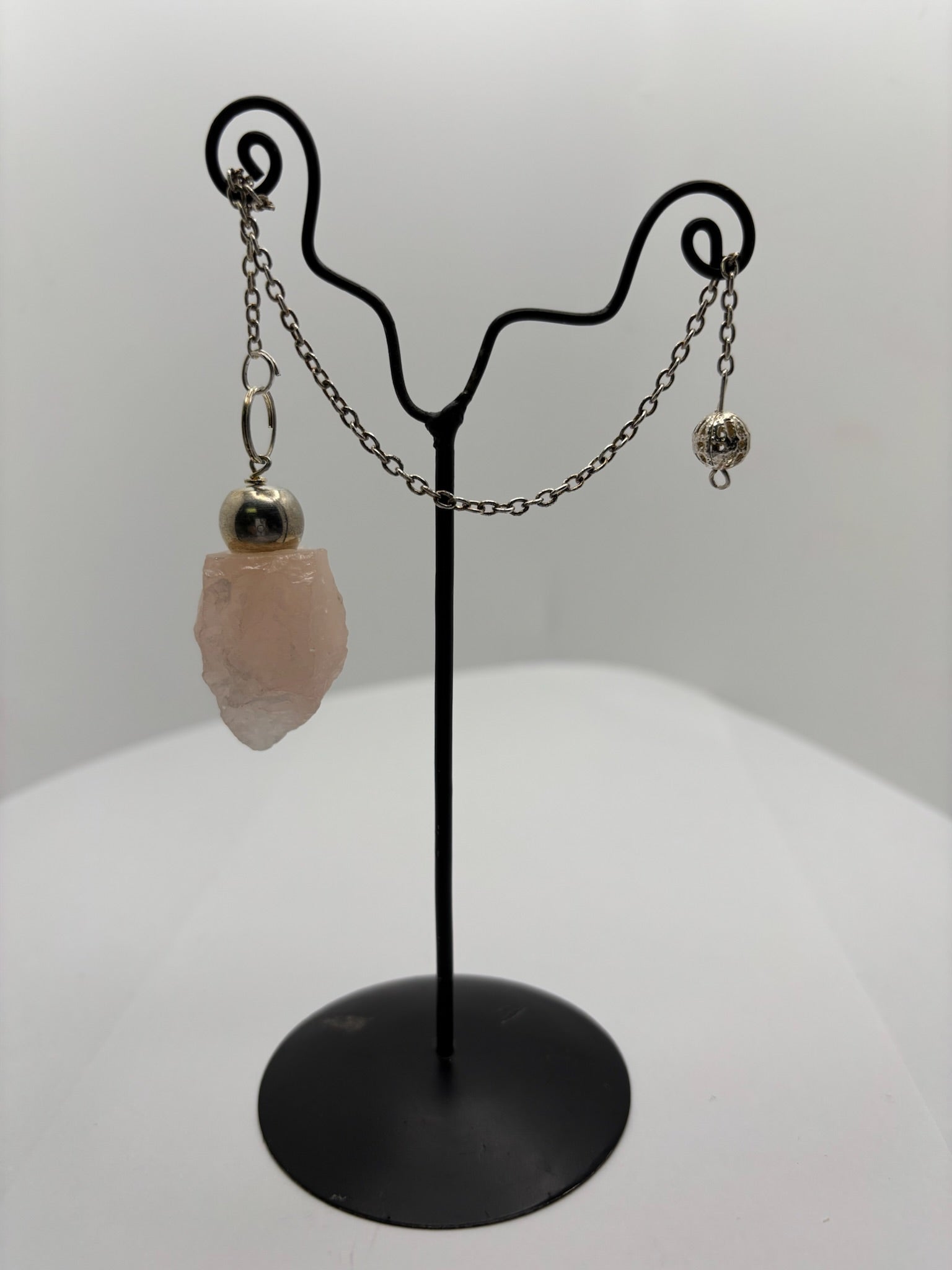 Rough Rose Quartz Pendulum image 0