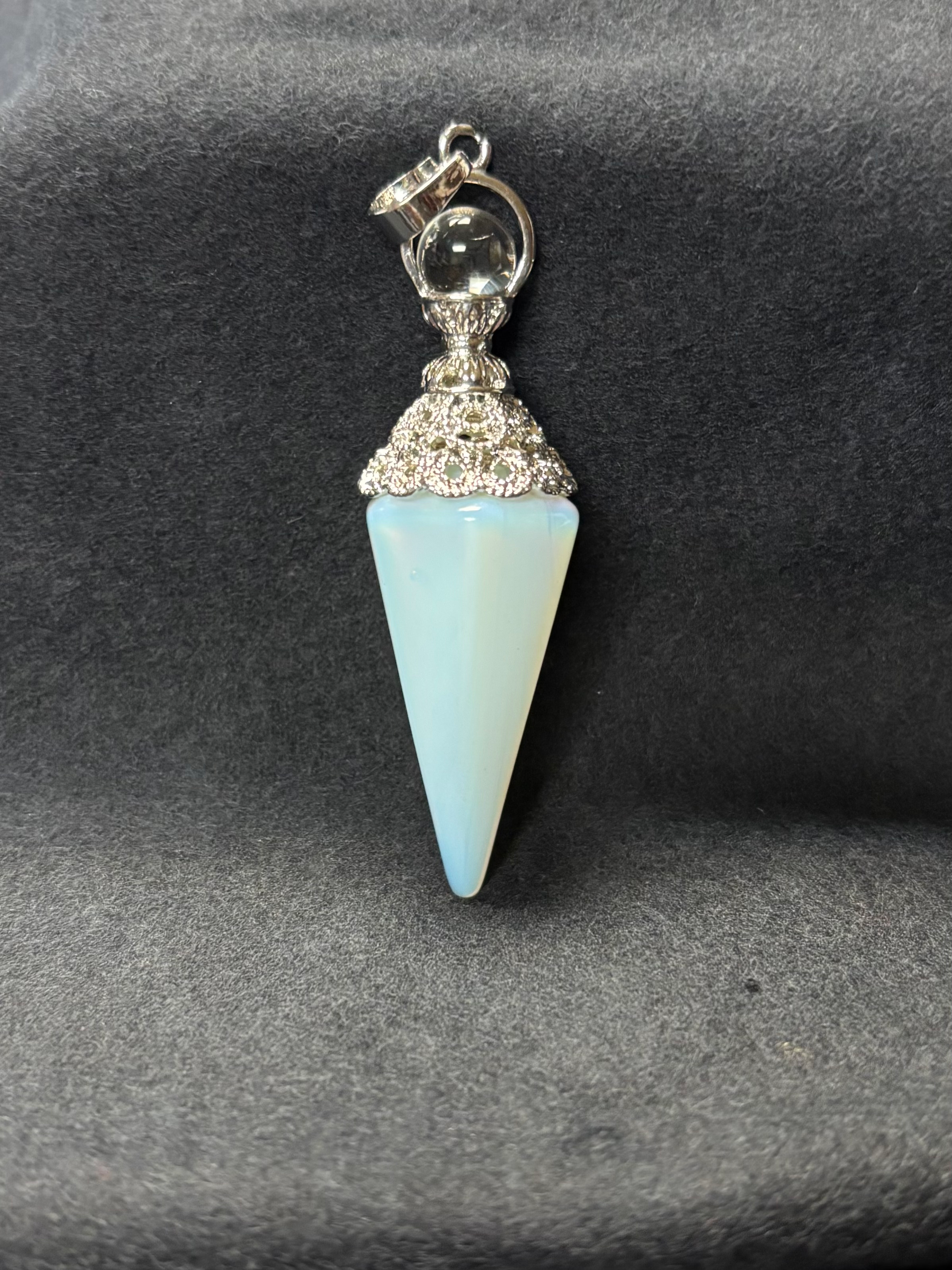 Opal Crystal Pendulum Pendent image 0