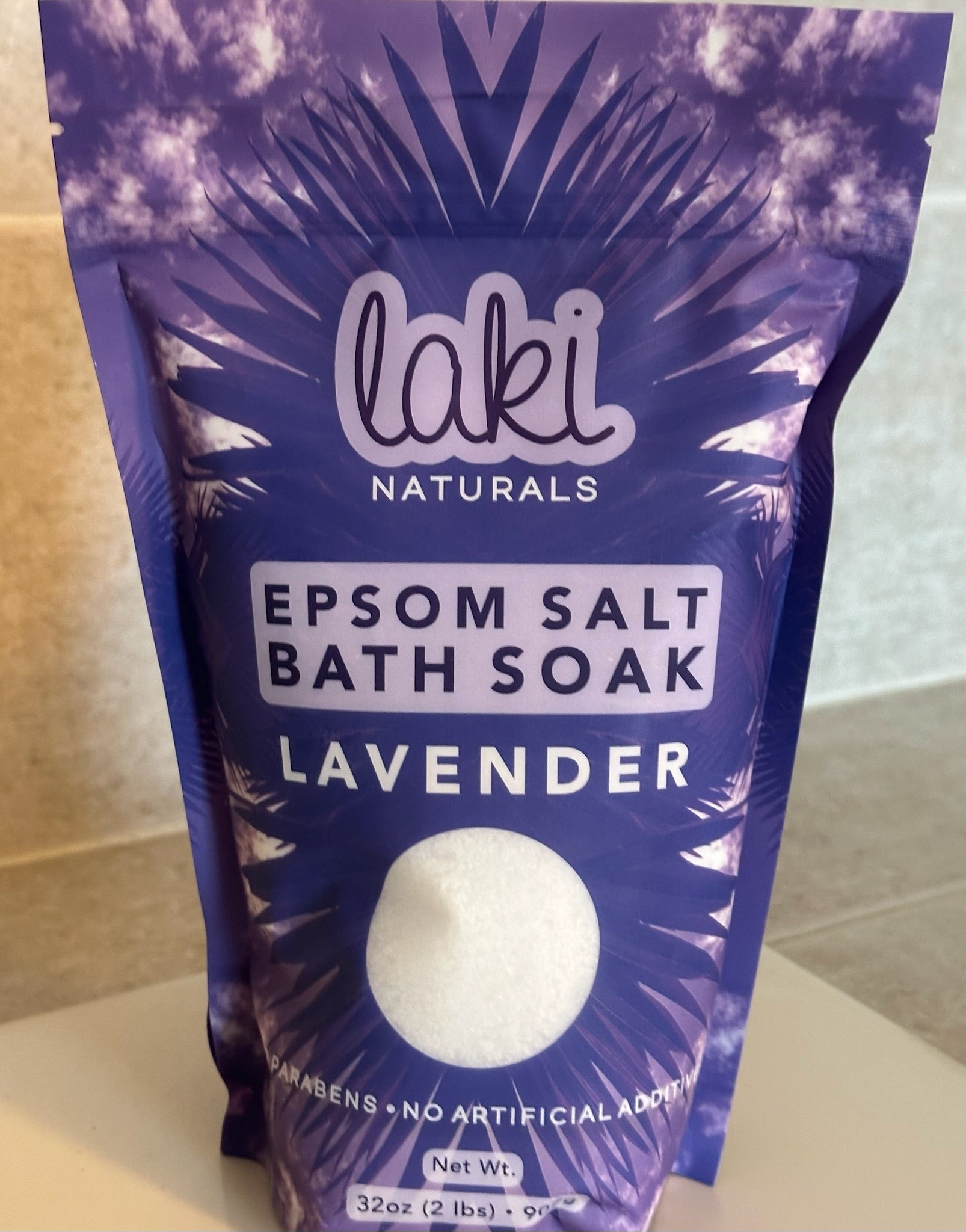 Lavender Epsom Salt Bath Soak image 0