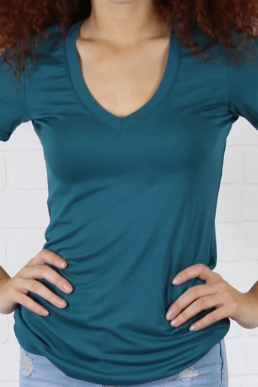 V-neck T-shirt image 1