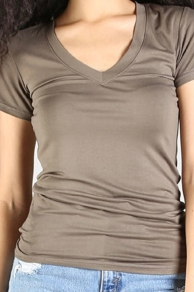 V-neck T-shirt image 5