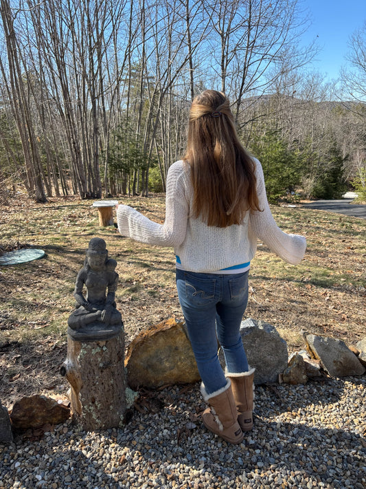 Light Weight Cardigan Flared Sleeve image 1