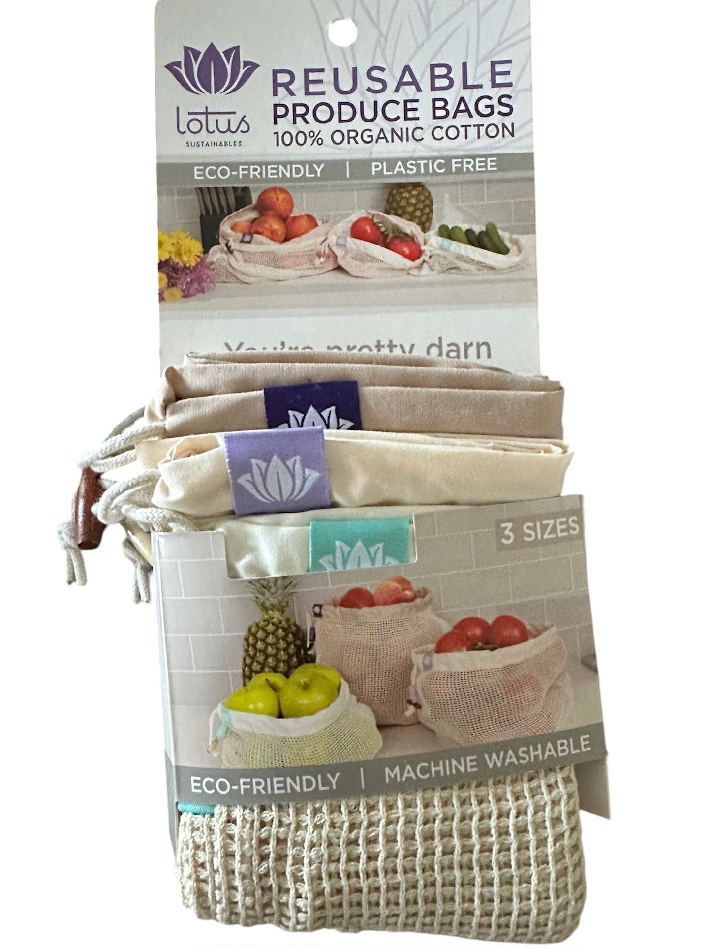 Organic Cotton Reusable Bags image 0