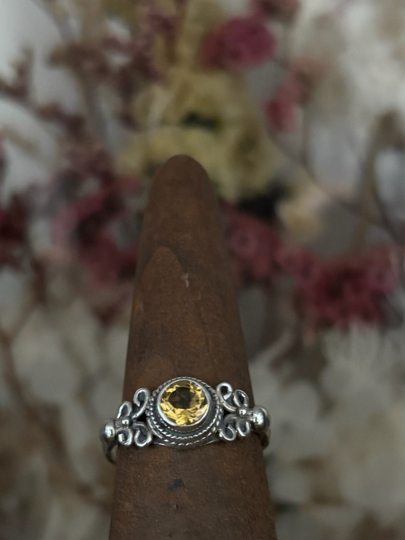 Citrine and Moonstone Ring image 0