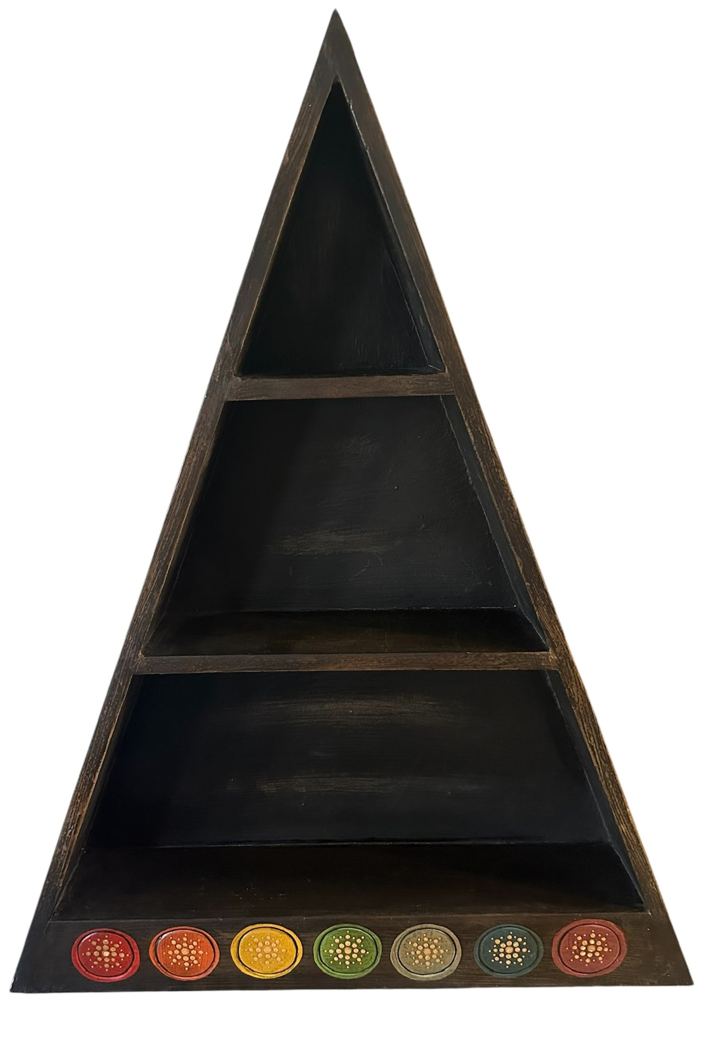 Chakra Wooden Alter Shelf image 0
