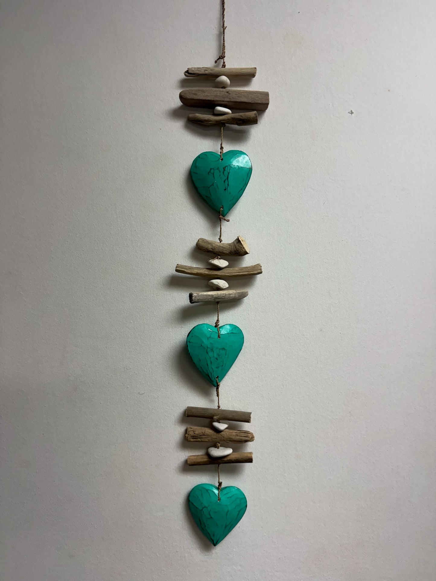 Bali Hand Carved Wooden Hearts image 3