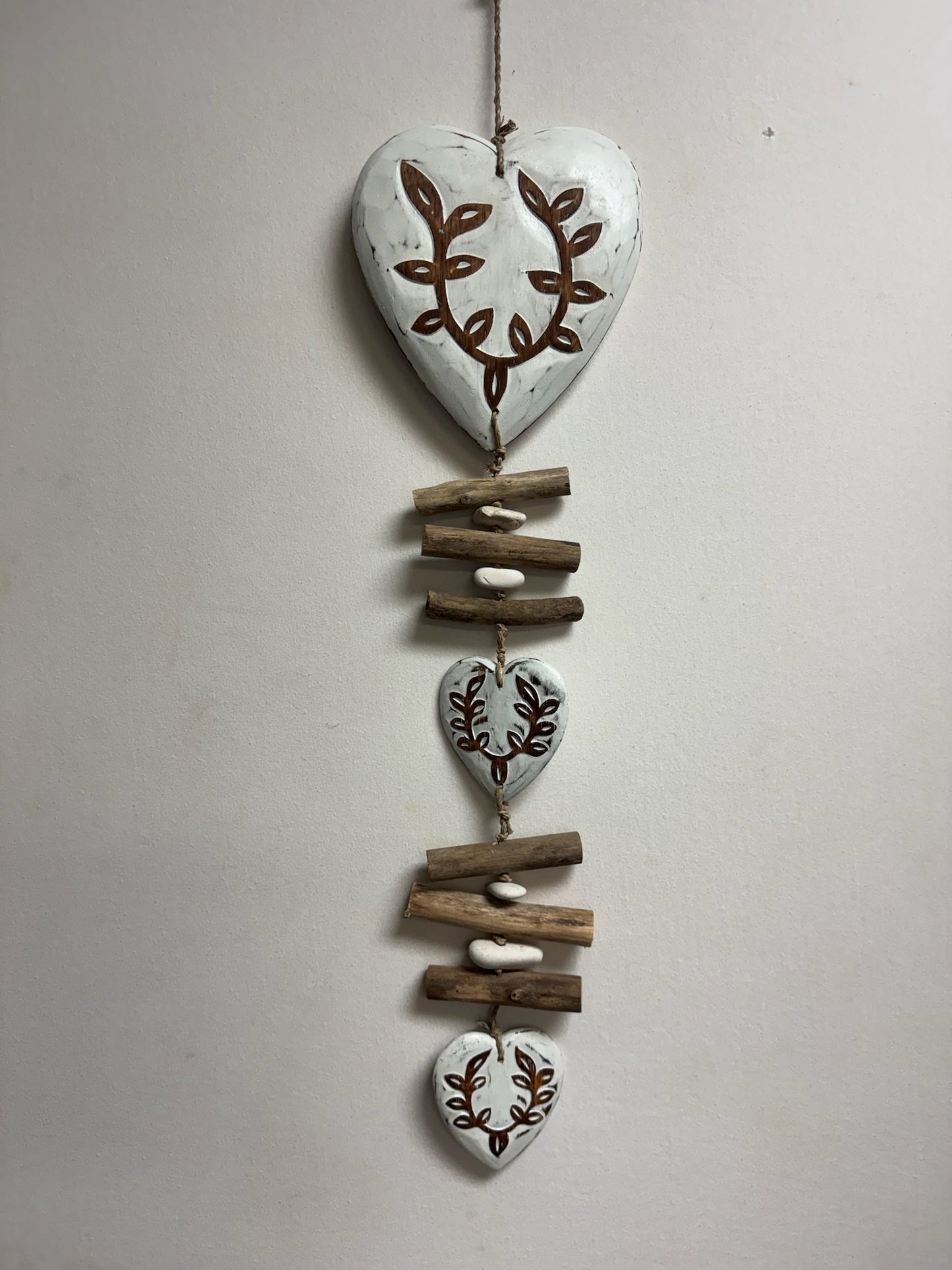 Bali Hand Carved Wooded Hearts image 2