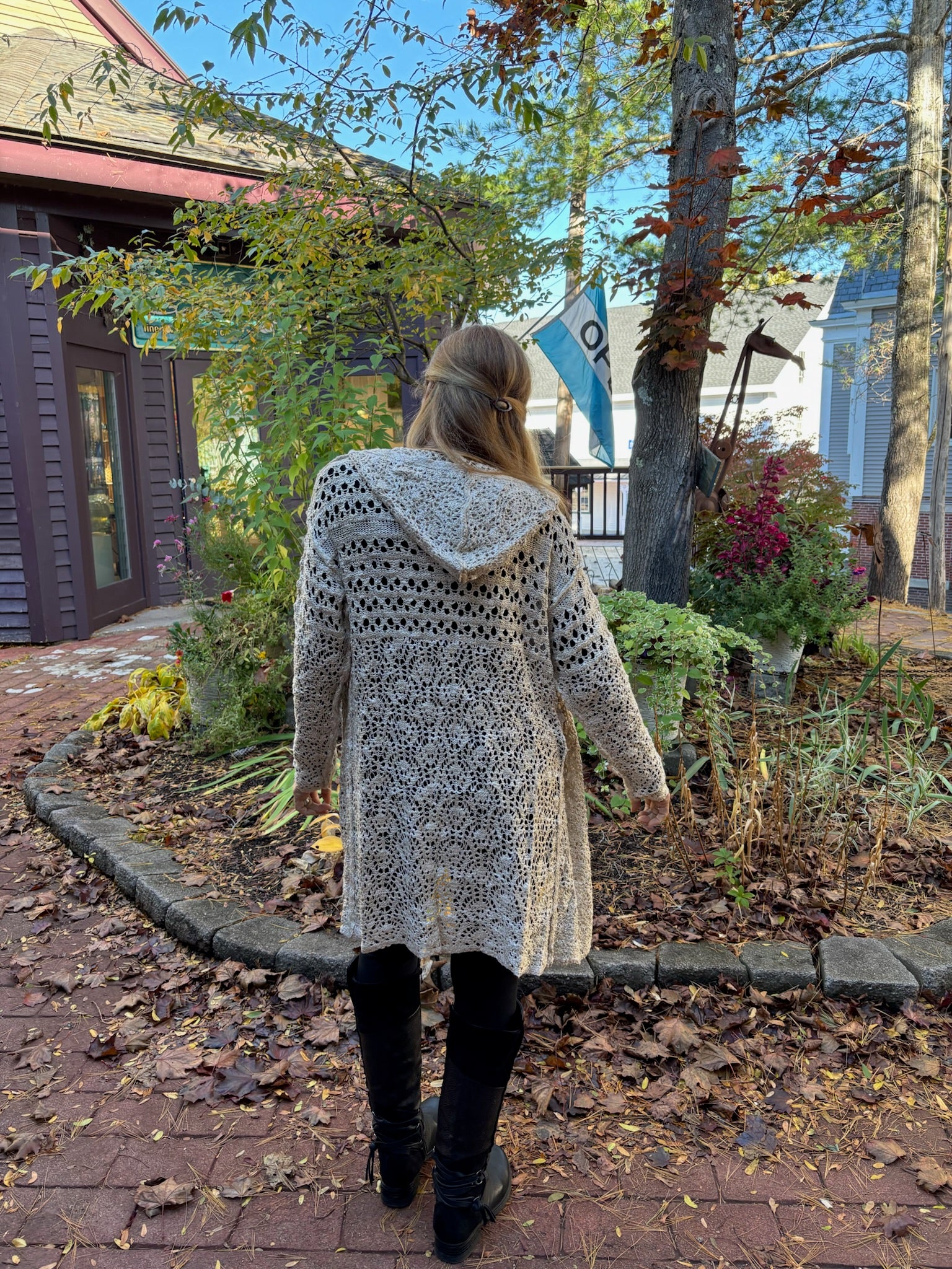 Hooded Cardigan Sweater image 2