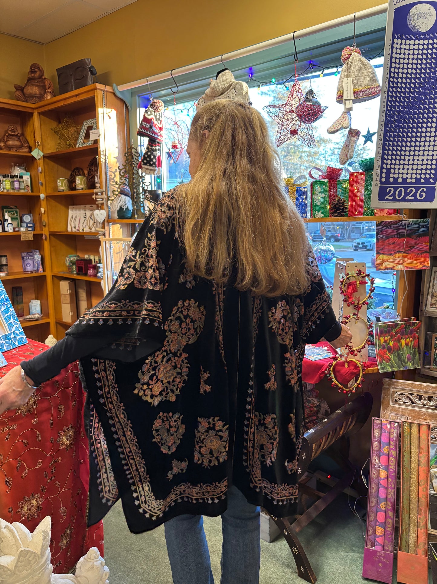 ASIS Burnout Velvet Kimono image 1
