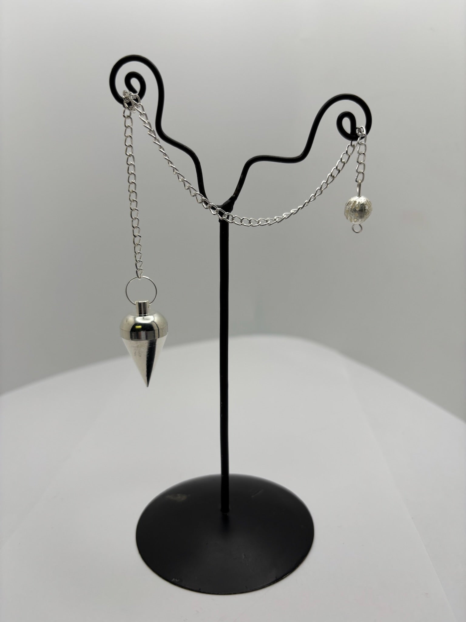 Silver Metal Pendulum image 0