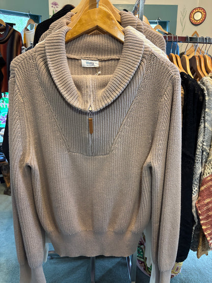 Bluivy Half Zipper Collar Knit Sweater image 4