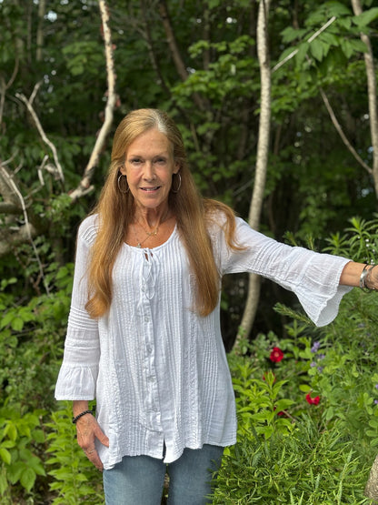 Peruvian Bell Sleeve Top