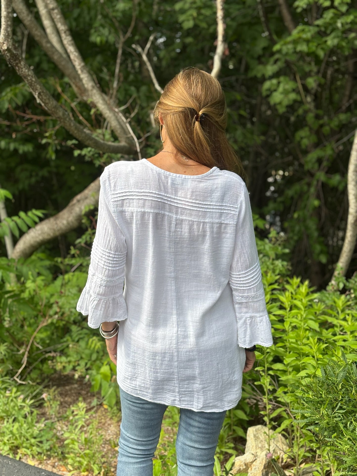 Peruvian Bell Sleeve Top