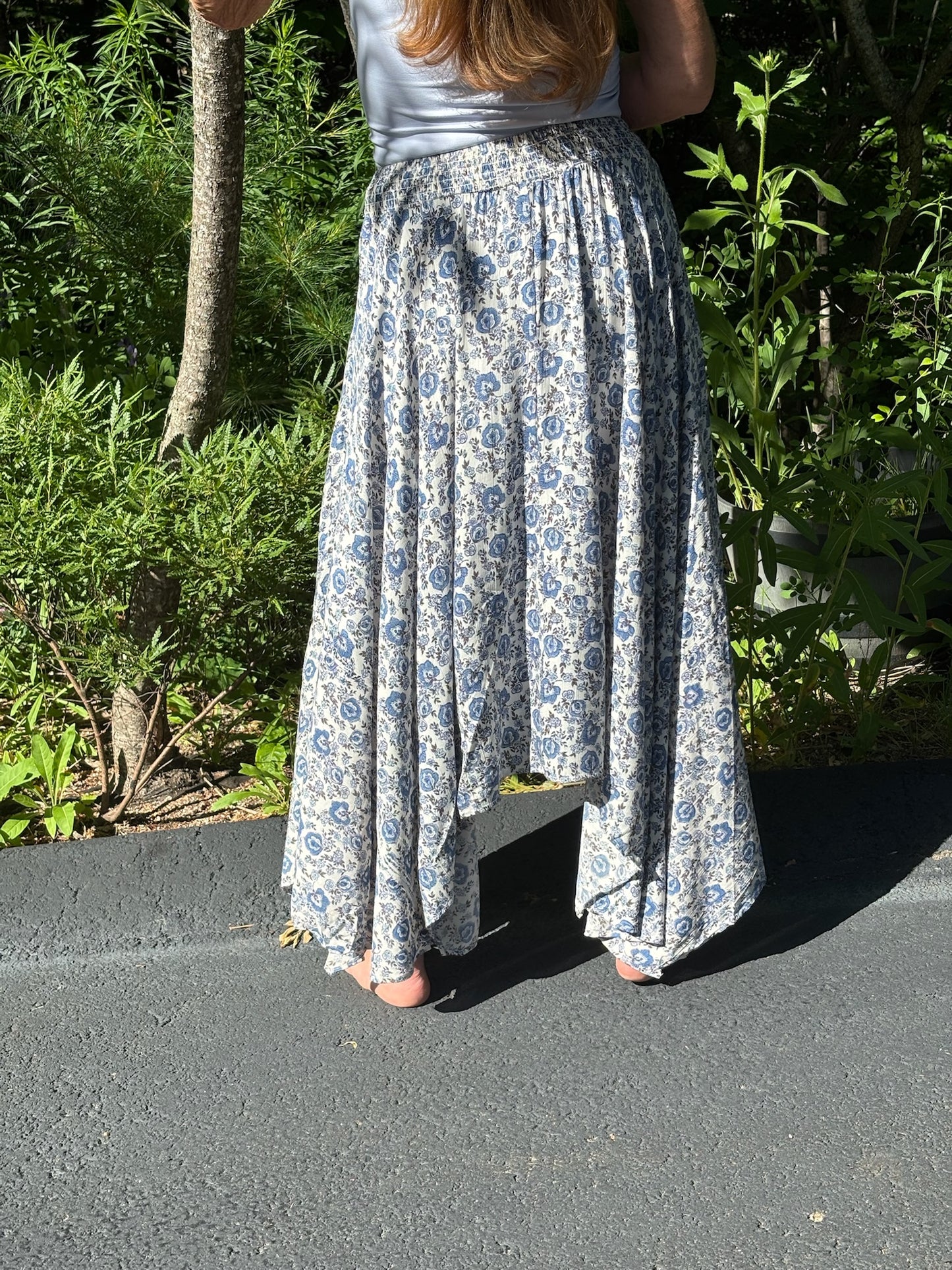 Hanky Hem Maxi Skirt