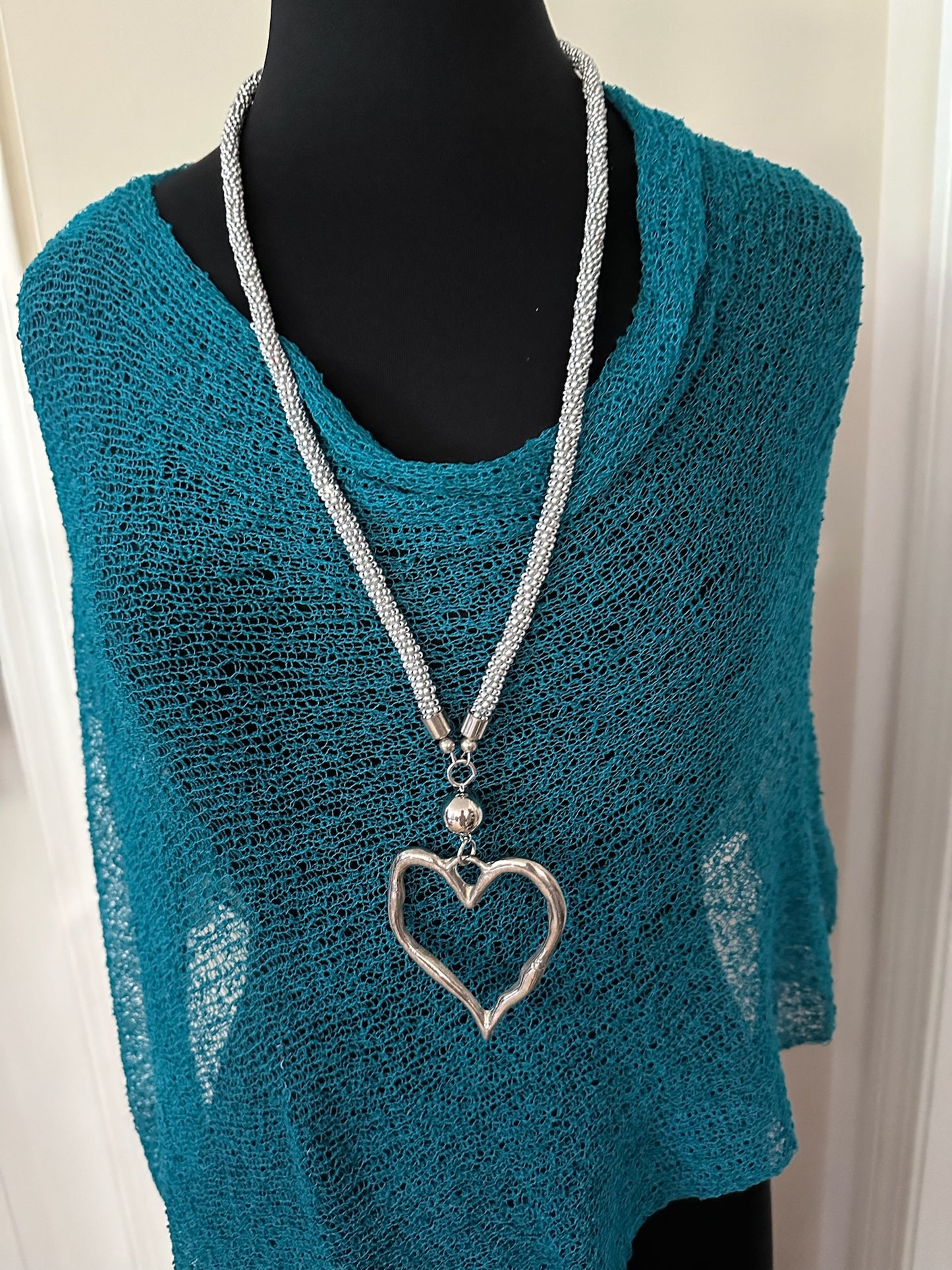 Beaded Heart Necklace