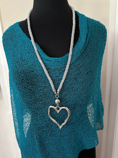 Beaded Heart Necklace