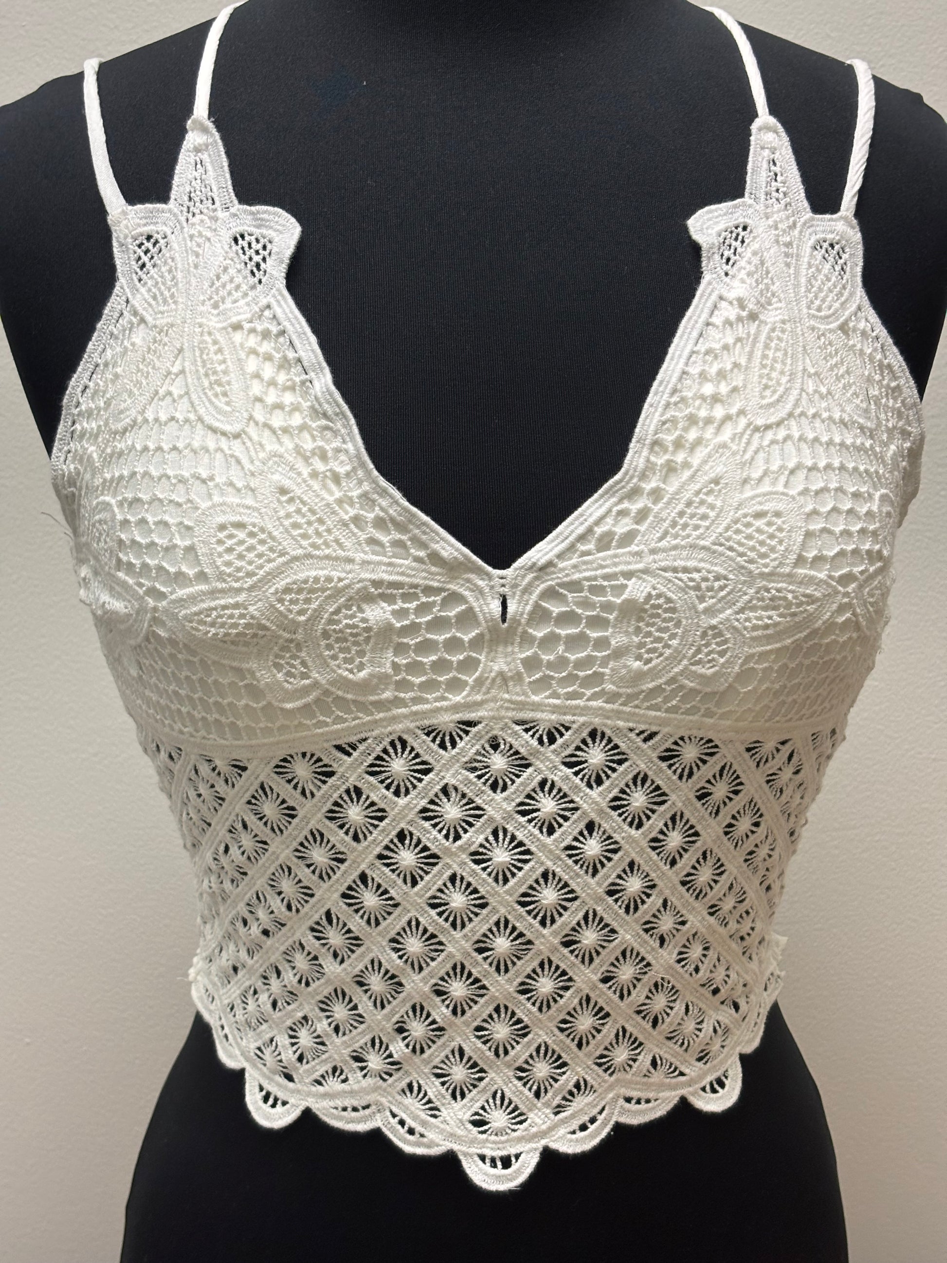 Crochet Lace Bralette image 0