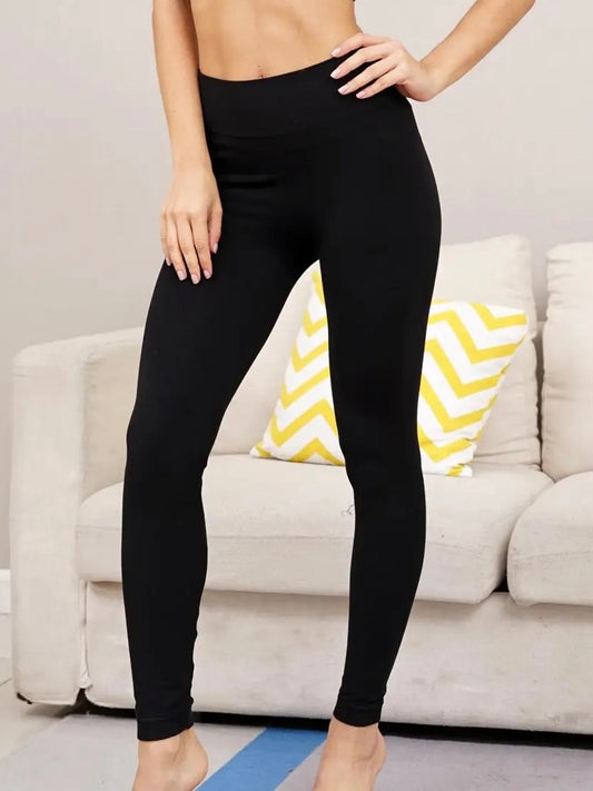 Orange High Band Leggings image 0