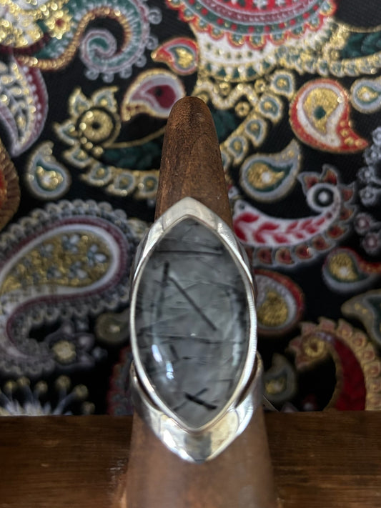 Black Rutile Ring image 0