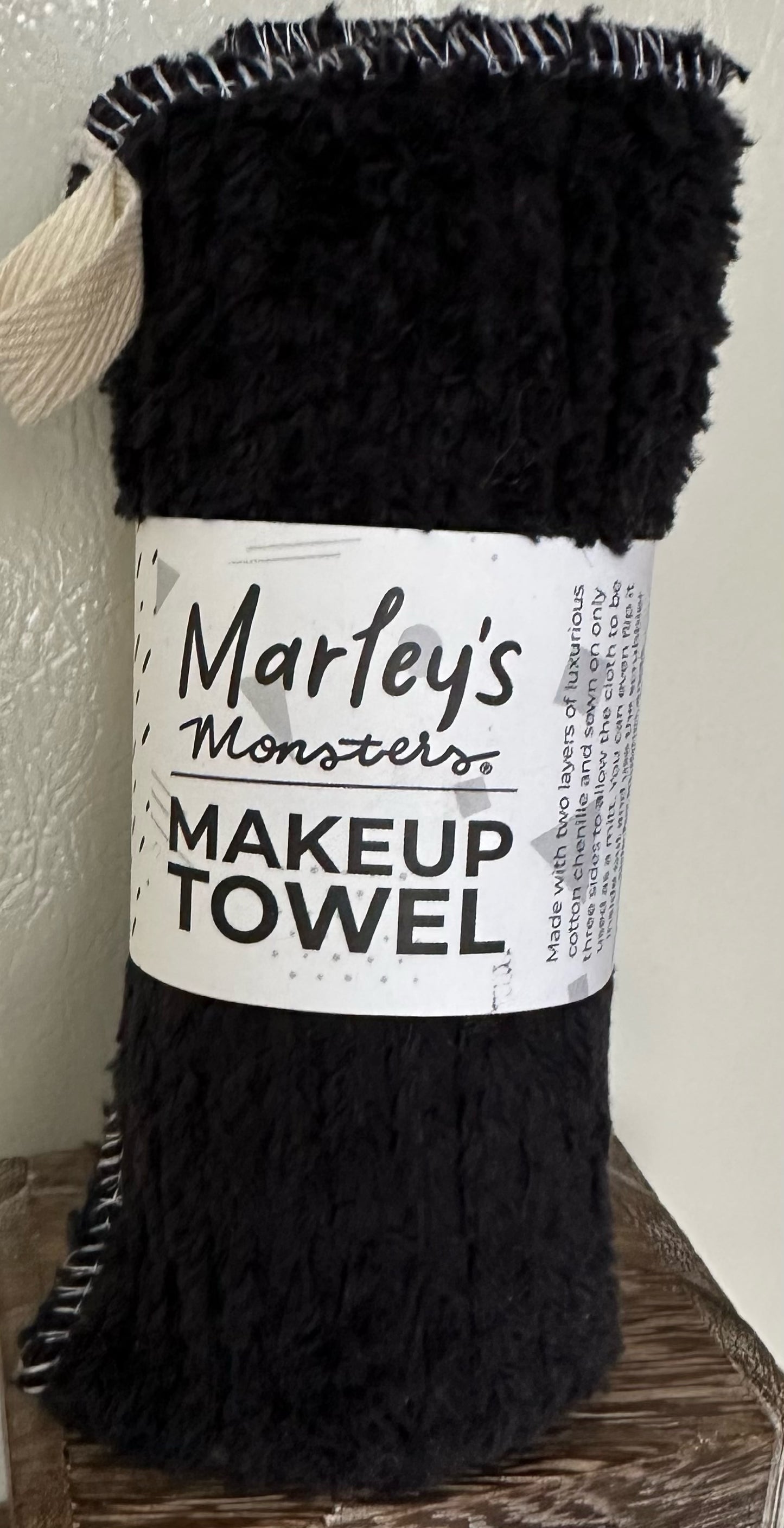 Black Makeup Towel image 0