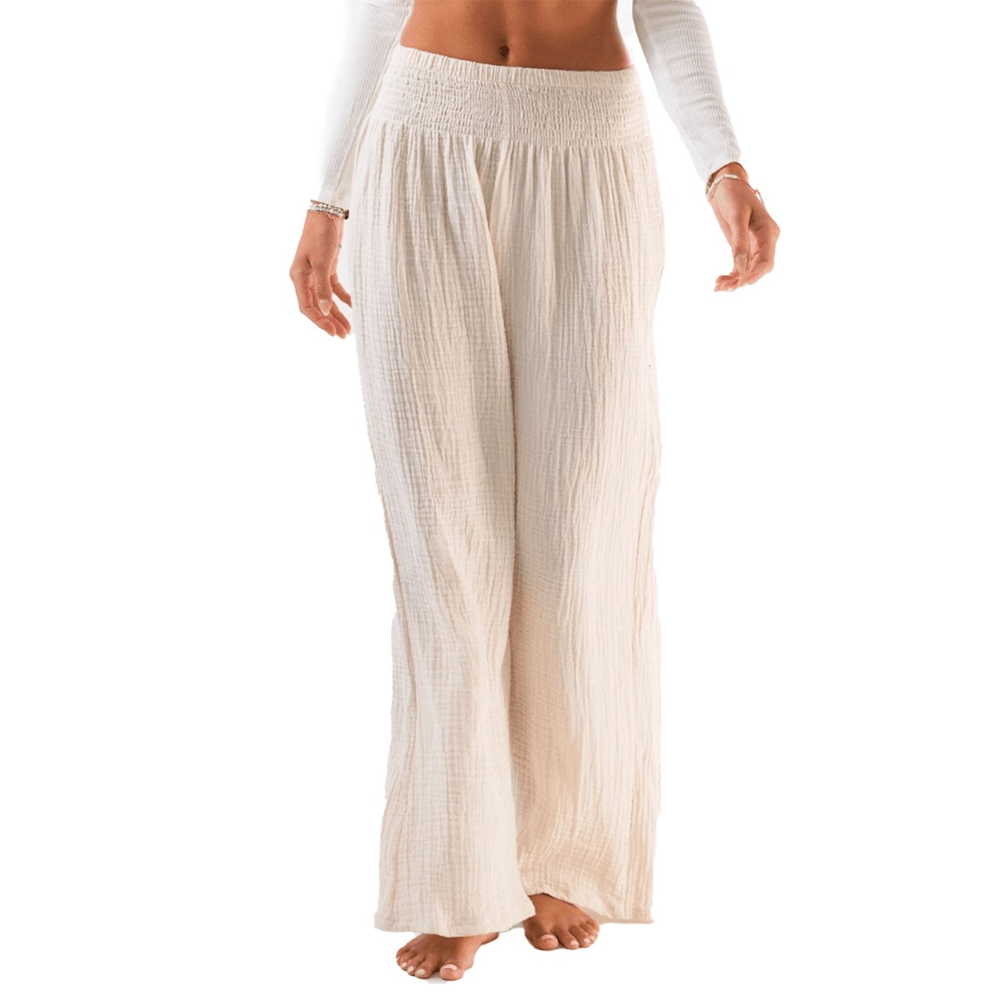Lotus and Luna Wide Leg Cotton Pants image 2