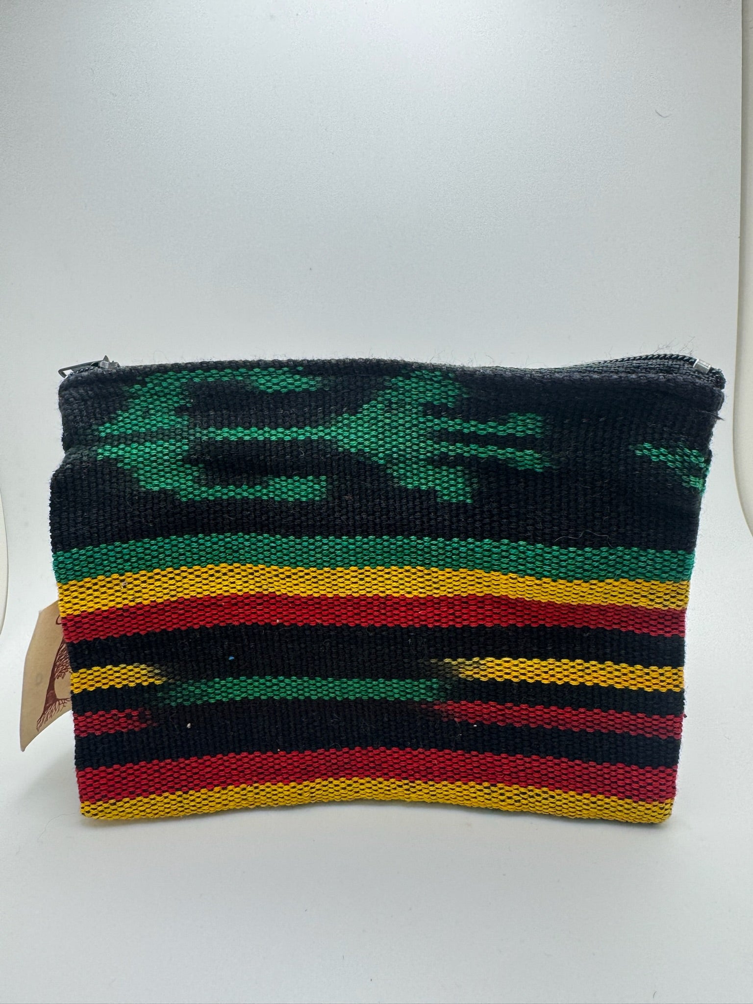 Zipper Pouch in Reggae-Inspired Pattern image 1