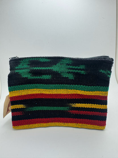 Zipper Pouch in Reggae-Inspired Pattern image 1