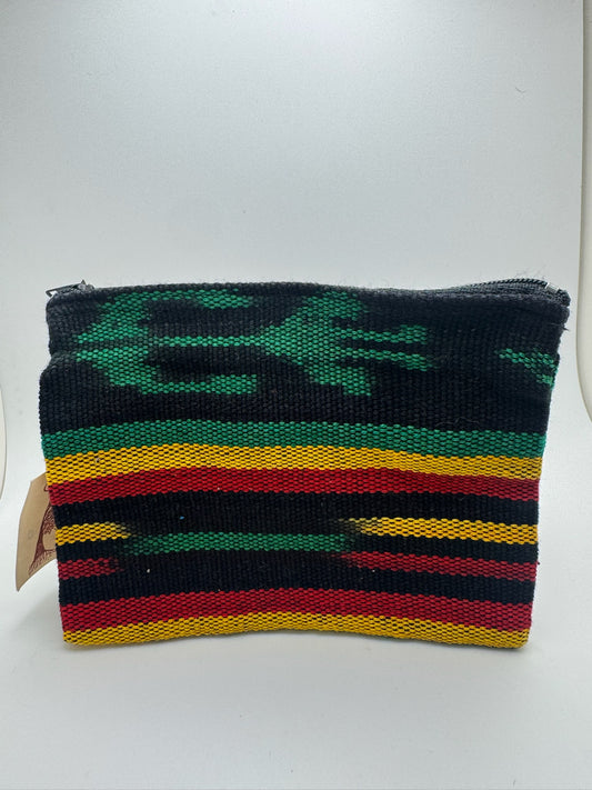 Zipper Pouch in Reggae-Inspired Pattern image 1