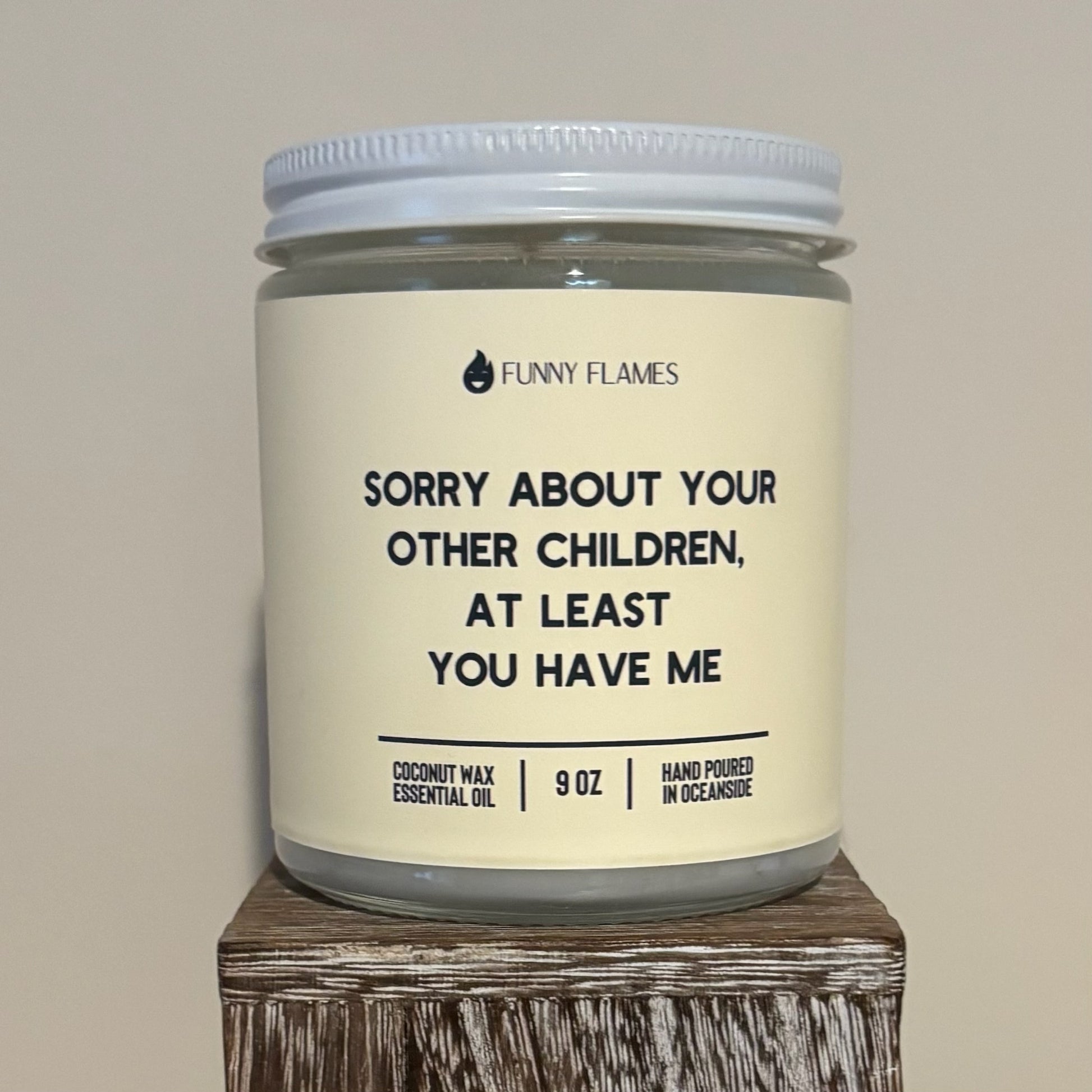 Sorry About Your Other Children Candle image 0
