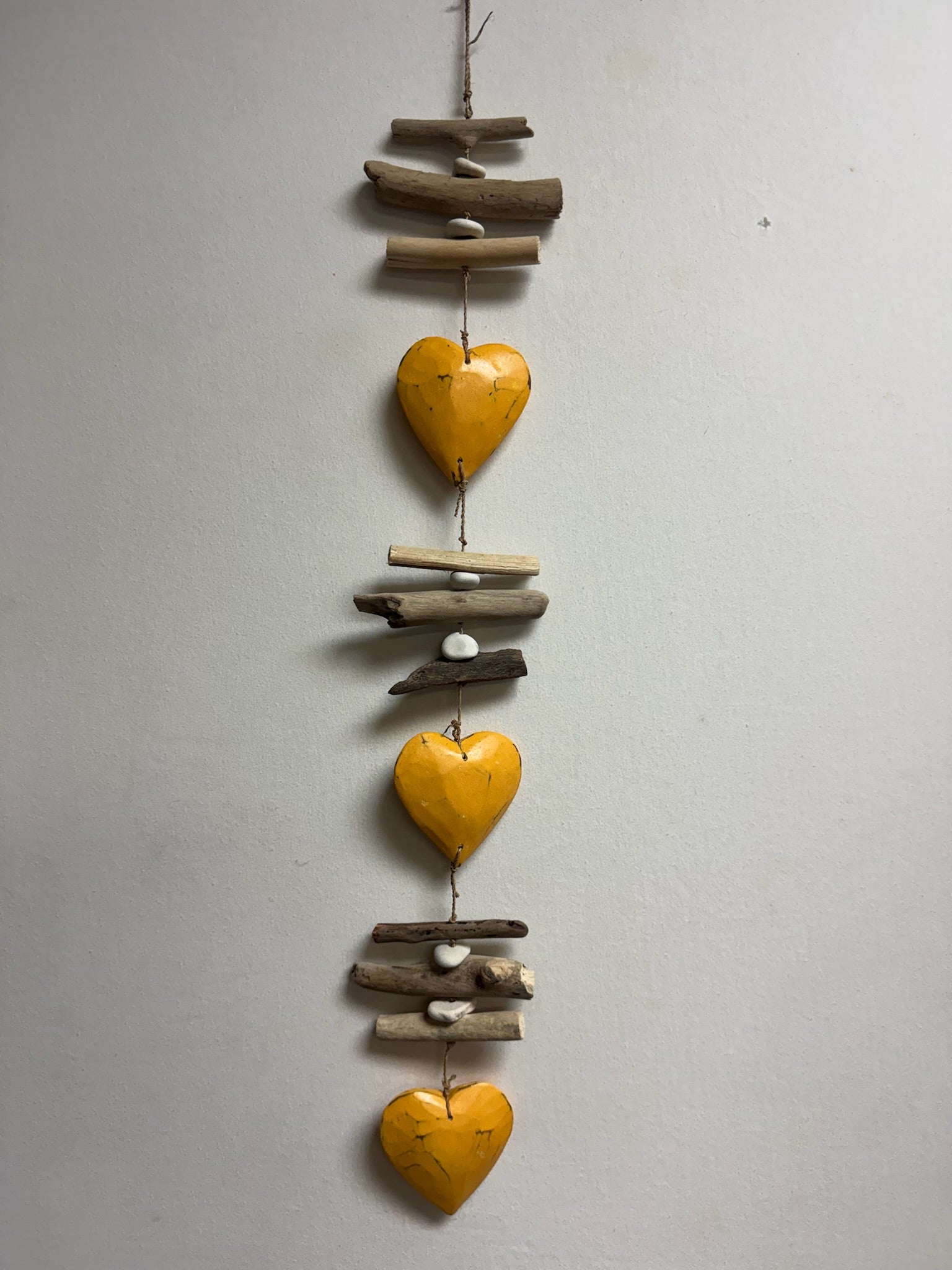 Bali Hand Carved Wooden Hearts image 5