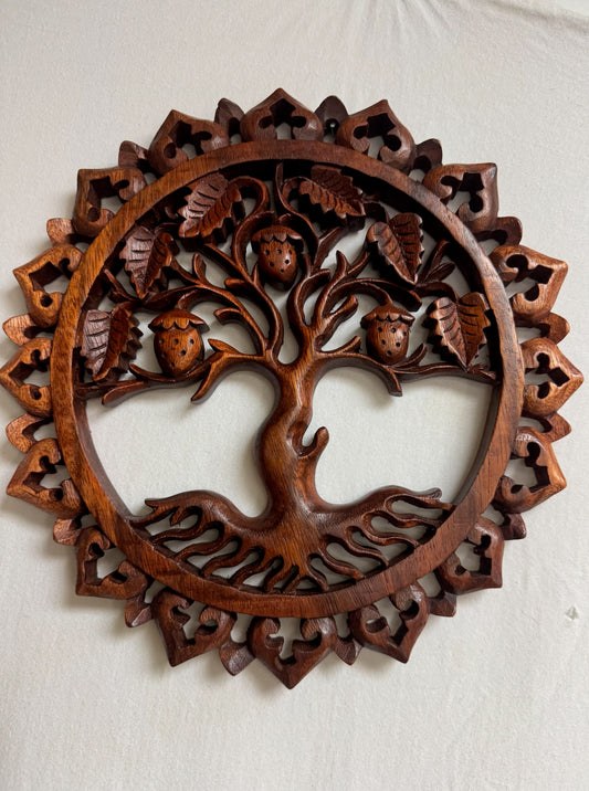 Tree Of Life with Acorns and Heart Edges image 0