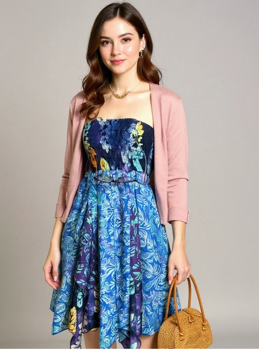 Long Bali Batik Fairy Skirt image 0