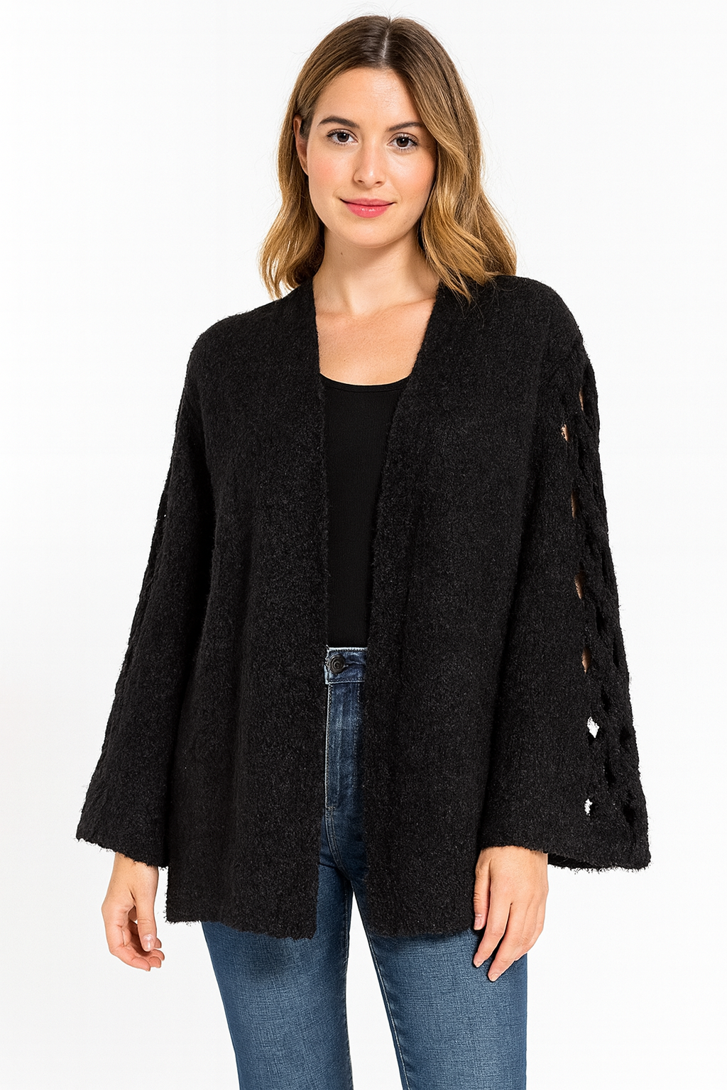 Nostalgia Black Knit Cardigan image 0