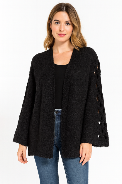 Nostalgia Black Knit Cardigan image 0