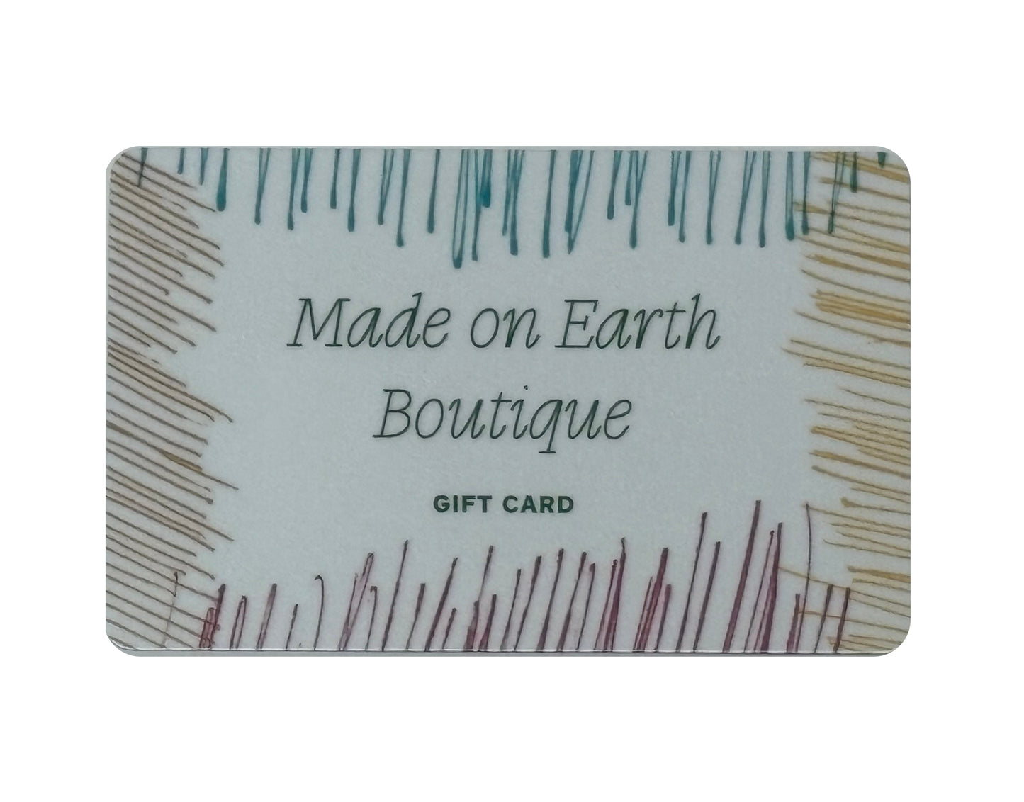 Made On Earth Gift Card